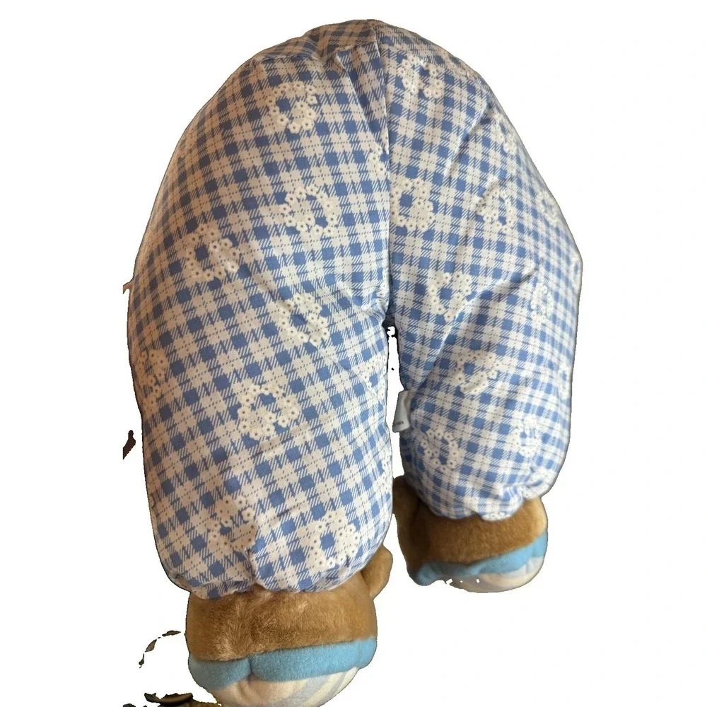 Vintage 90s Bedtime Monkey Chimpanzee Plush Pajamas Teddy Bear Slippers New